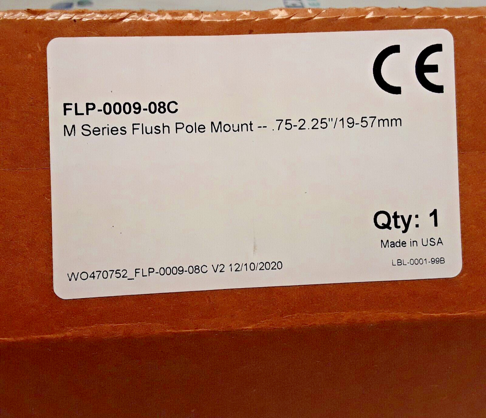 FLP-0009-08C - GCX - SIDE TO SIDE LCD ARM, 2" POST MOUNT - N.O.B