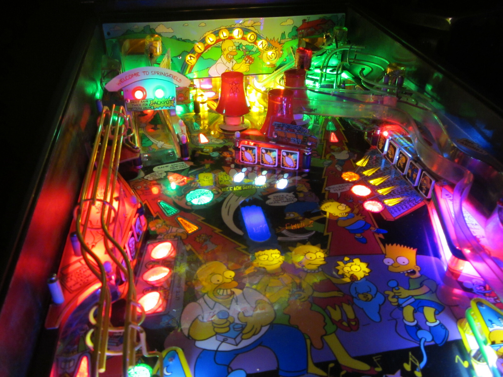 SIMPSONS Pinball - NON GHOSTING LED Lighting Kit custom SUPER BRIGHT KIT