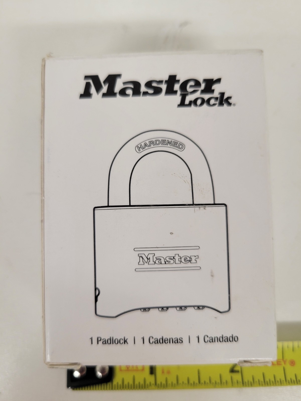 Master Lock 175 Resettable Combination Padlock 4-dial Combination Brass