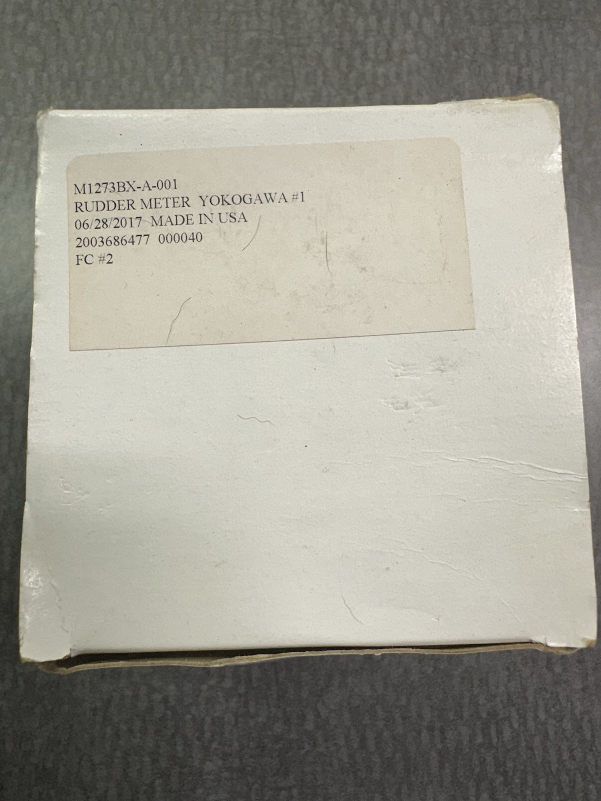 Yokogawa Rudder Meter