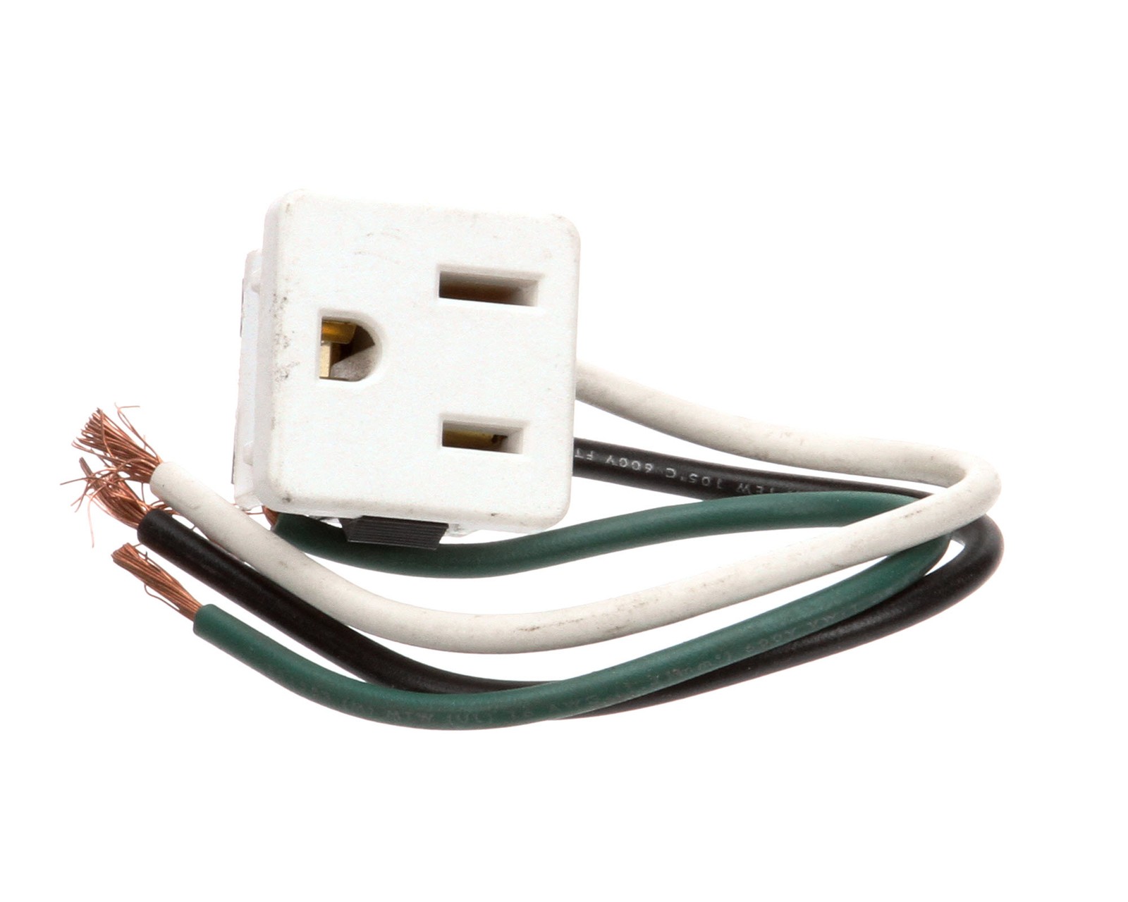 Hussmann (E)Recpt Snap-In Wht 1374-1W 125010443 - Genuine OEM Replacement Part