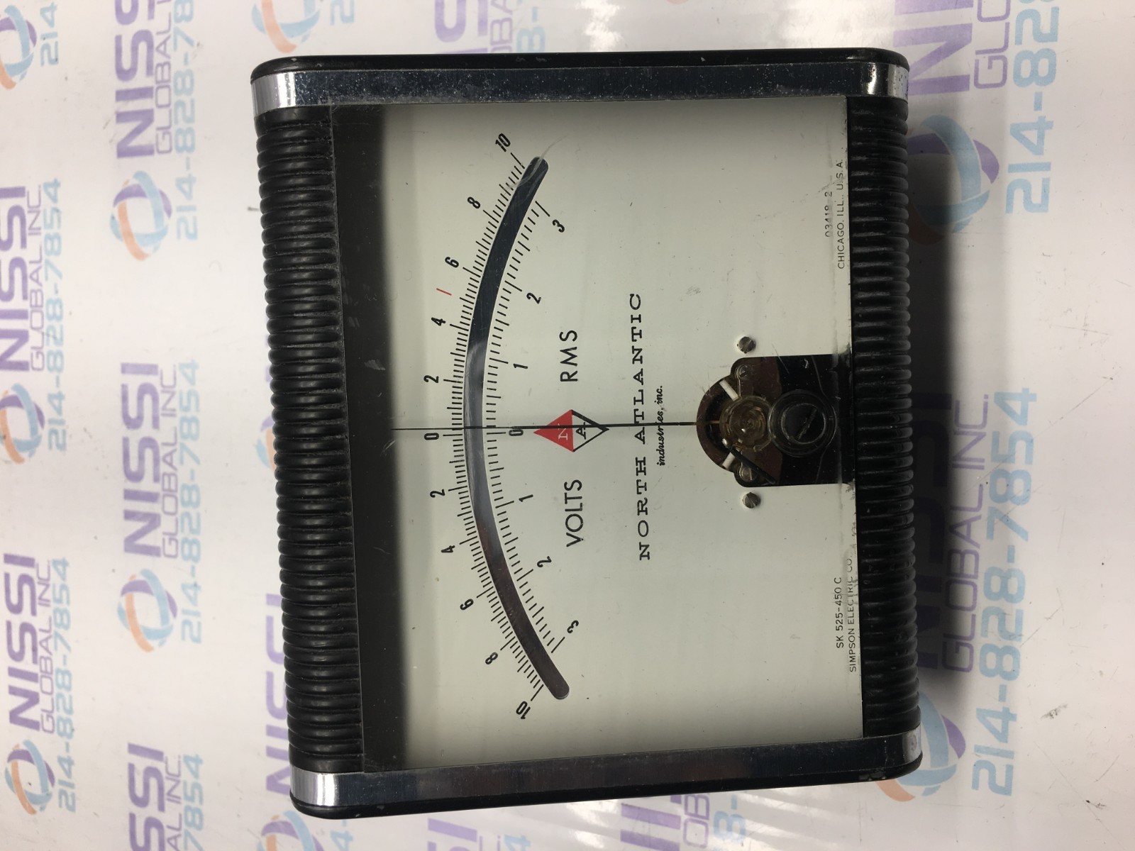 SIMPSON ELECTRIC SK 525-450 C NORTH ATLANTIC VOLTS RMS METER