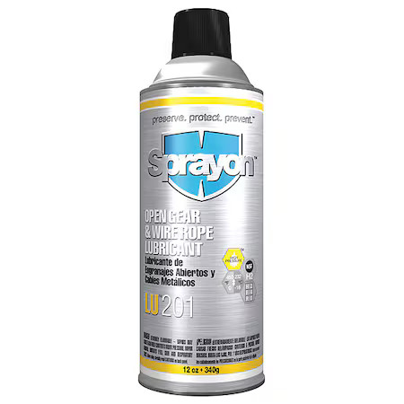Sprayon Sc0201000 Chain And Wire Rope Lubricant, 0 To 450 Degree F, H2 No Food