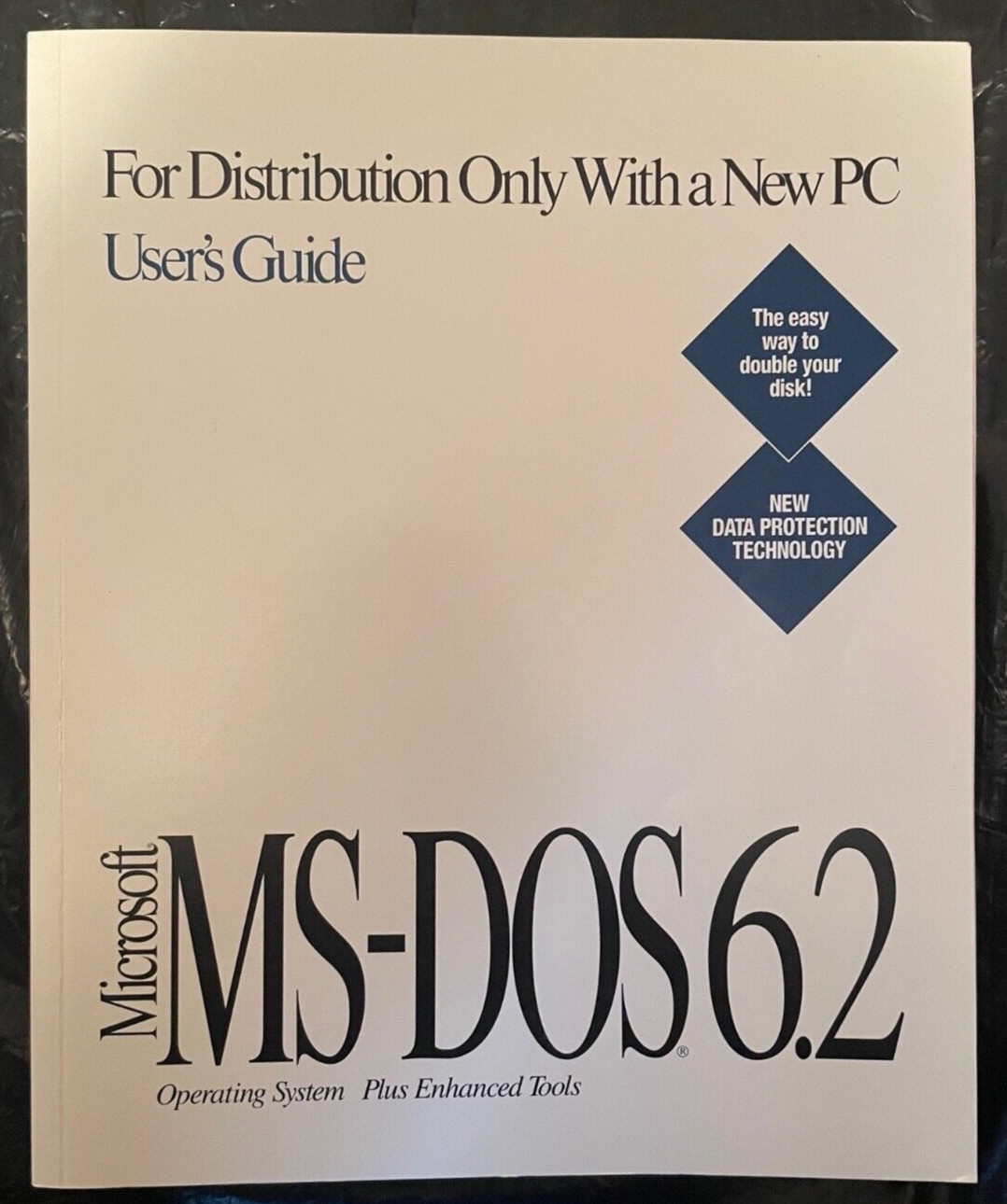 Microsoft MS-DOS 6.2 Operating System User's Guide