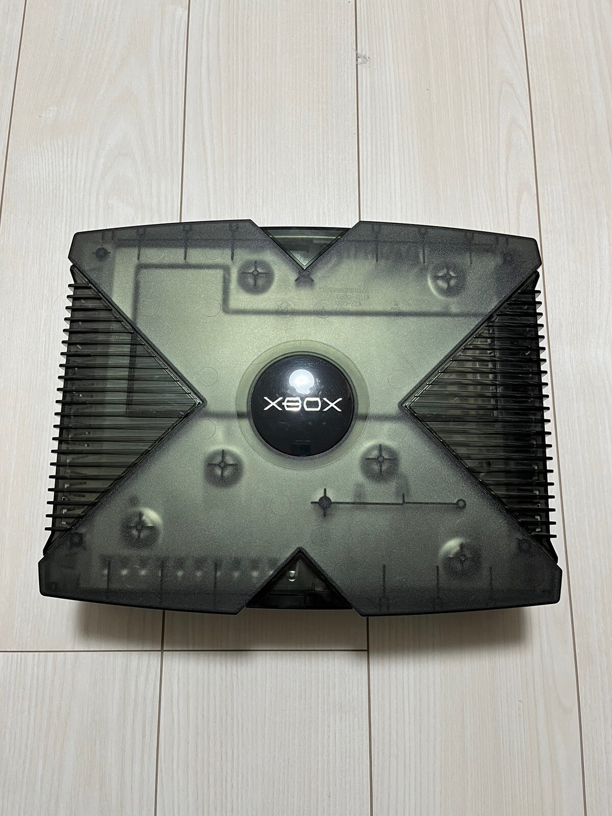 【JUNK】Microsoft Xbox Special Edition Clear Skeleton Limited Black Console