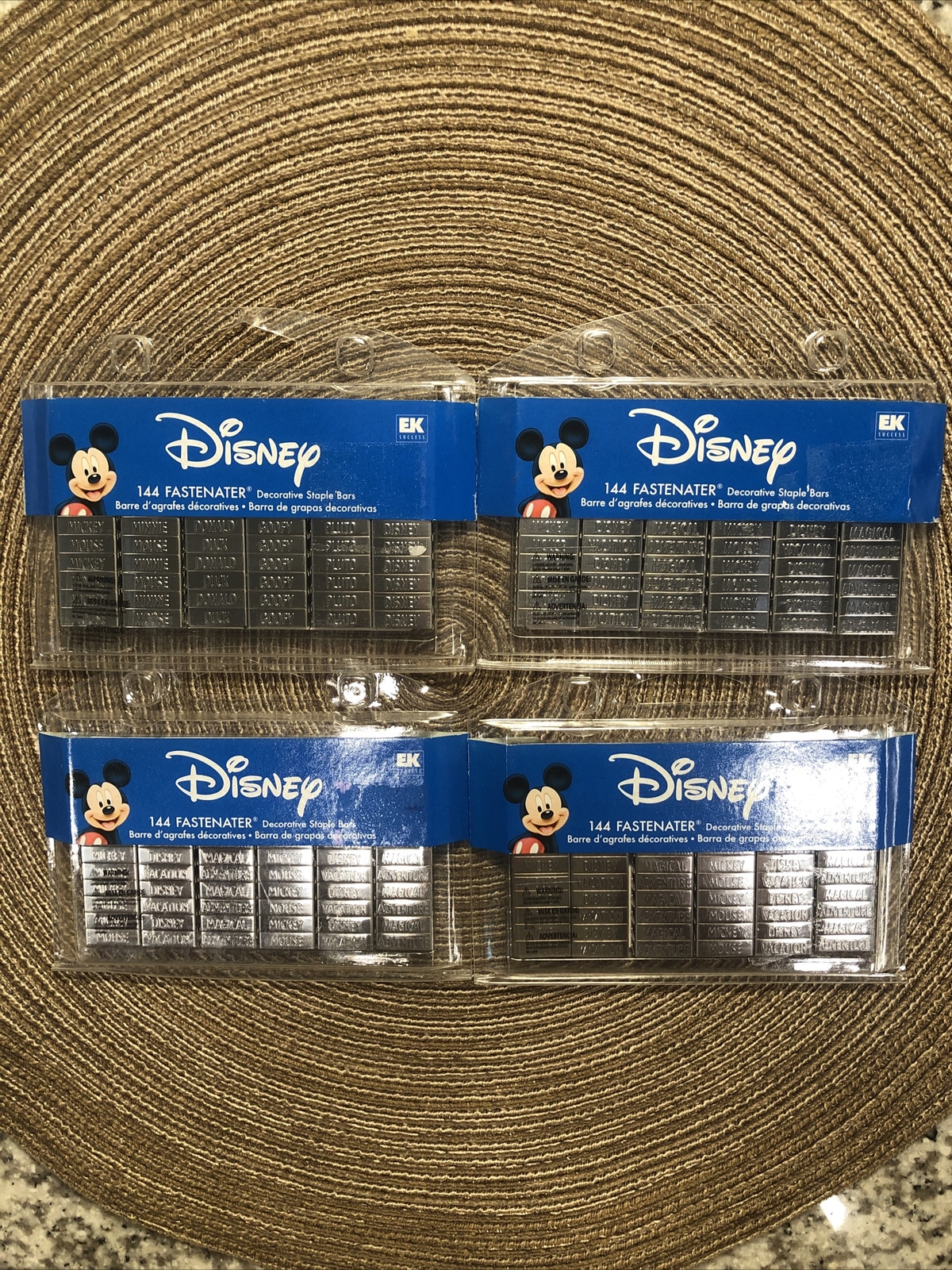 EK Success Fastenater Disney Characters Decorative Staple Bars