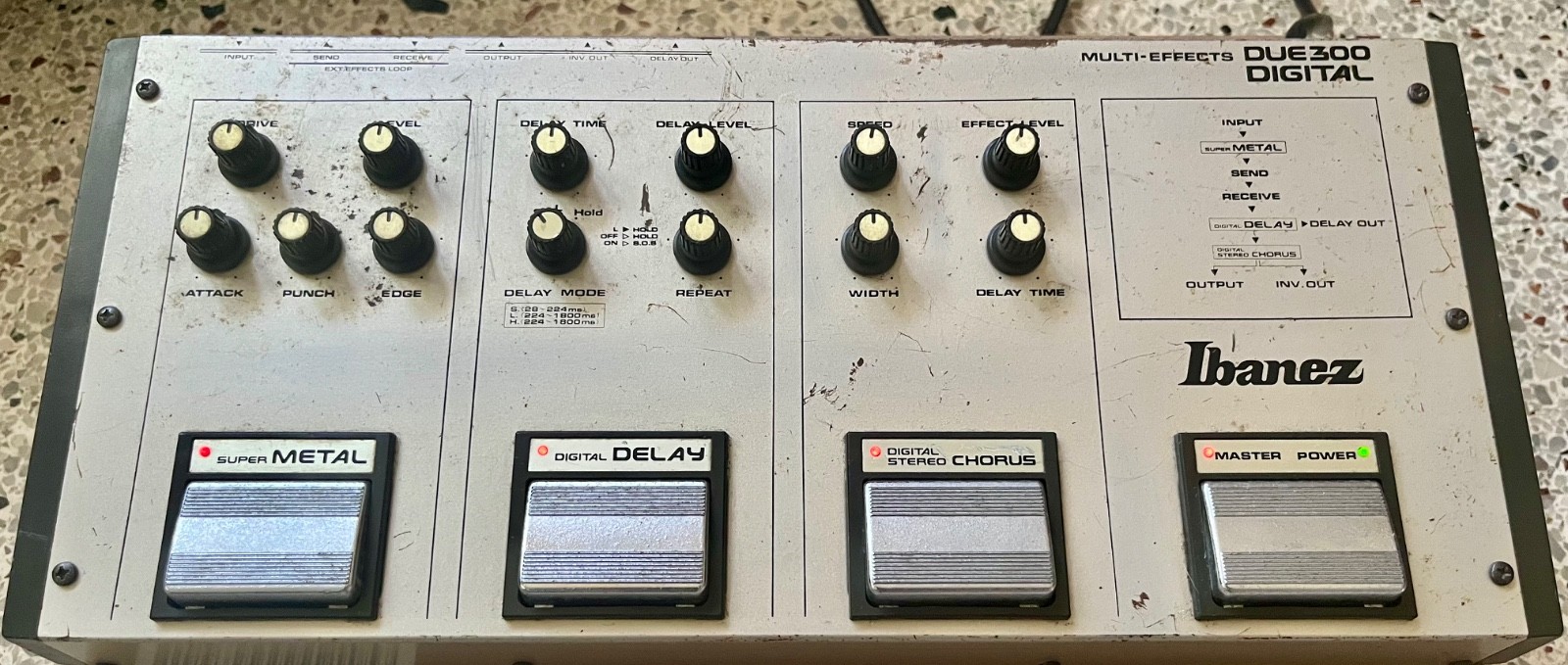 Ibanez DUE300 Digital Multi-Effects Vintage Pedal
