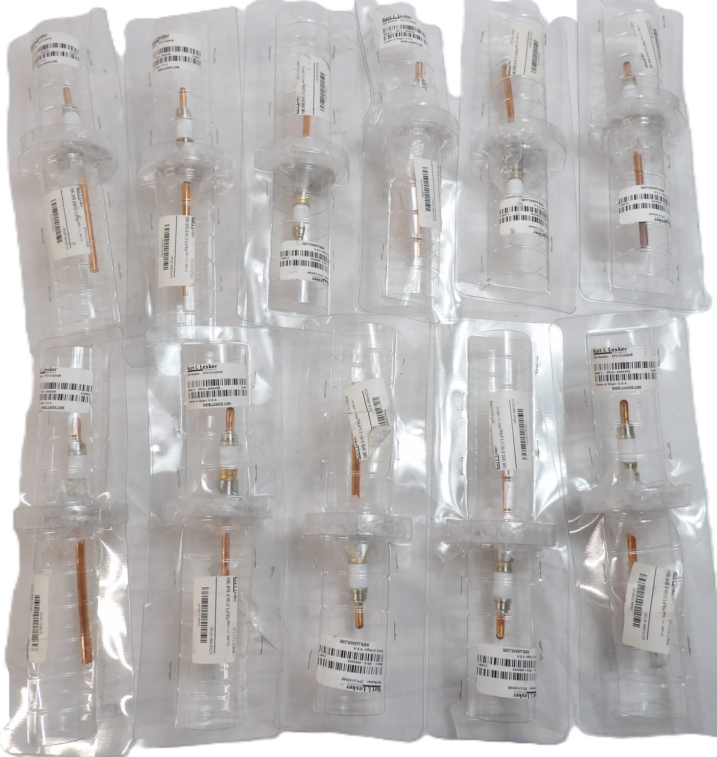 Kurt J. Lesker EFC1213258B RF Feedthrough KF Flanged Reseller Lot of 11 New