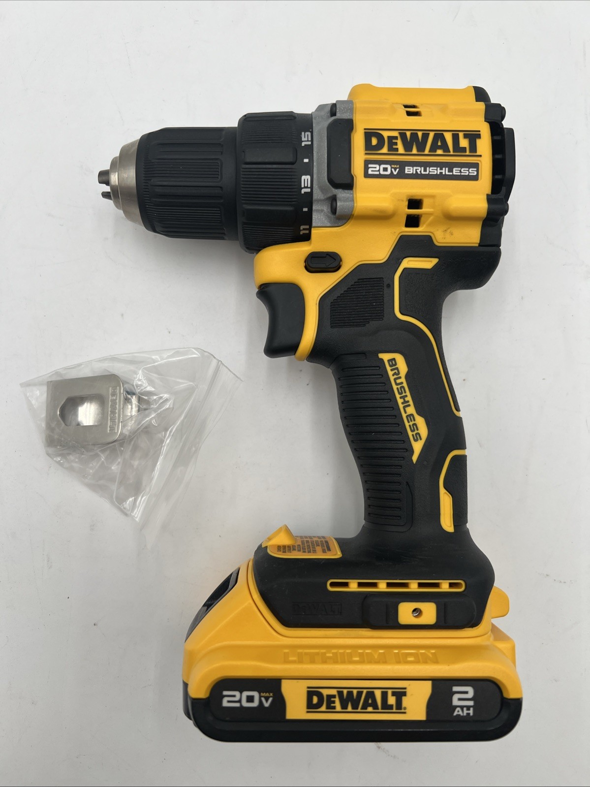 DEWALT DCD794 ATOMIC 20V 1/2" 2-Speed Brushless Drill Driver w/ 2ah Battery