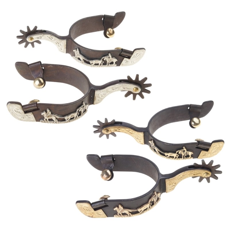 Horse Spur Western Cowboy Horse Spur for Equestrians Competition Entertainment