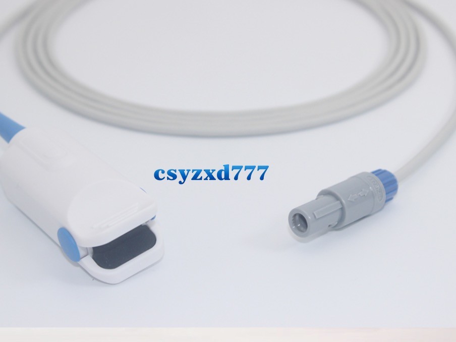Contec CMS 7000/8000/9000 Adult Finger Clip SpO2 Sensor 5Pin 3M