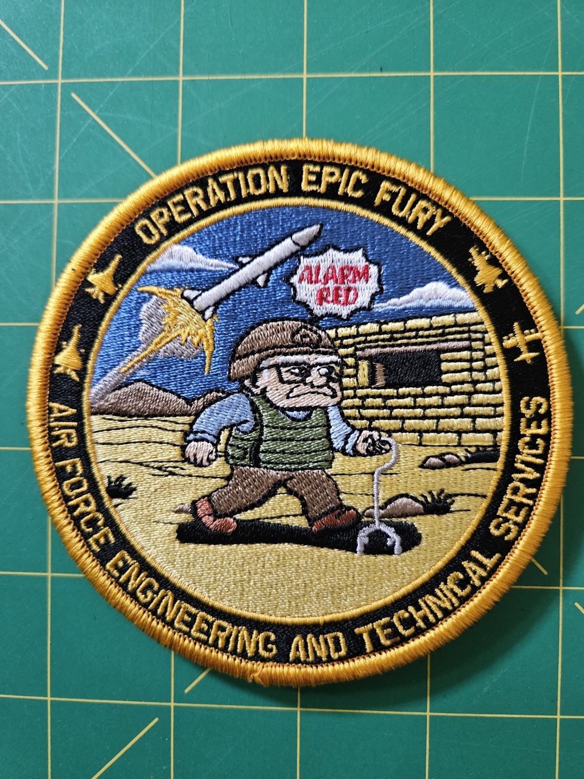 EPIC FURY USAF Engineering Technical Services Subject Matter Expert Morale Patch