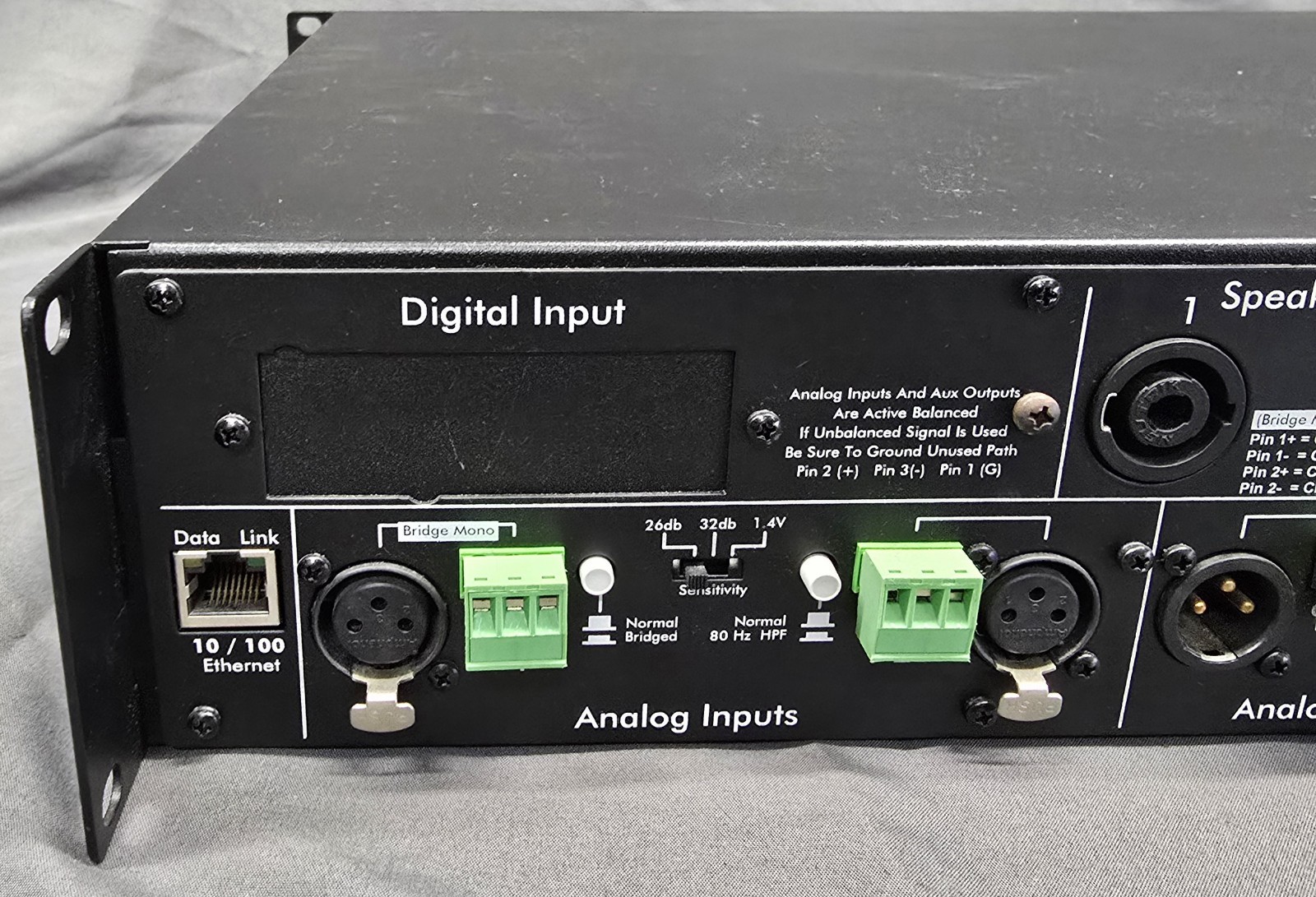 Ashly ne800.70 Network-Enabled 180W Eight-Channel 120V Amplifier
