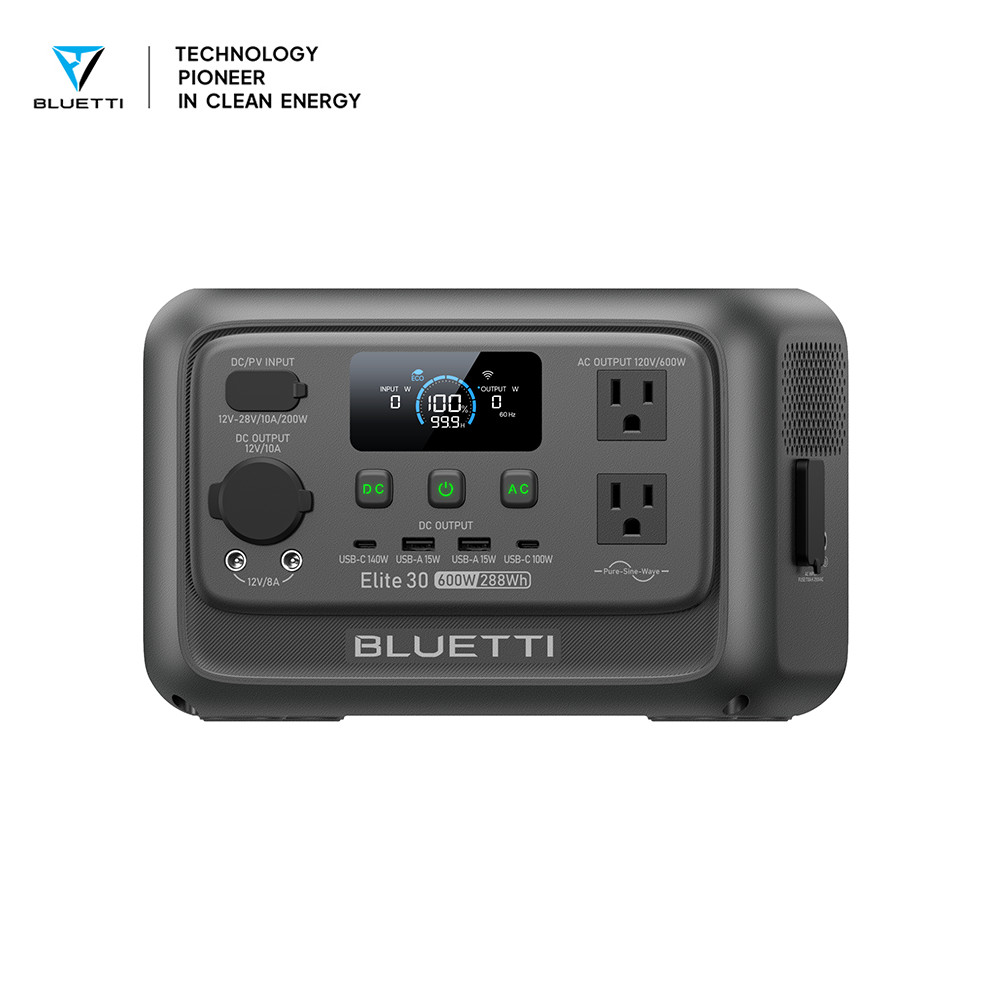 BLUETTI Elite 30 V2 288Wh Portable Power Station Generator for Traveling Backup