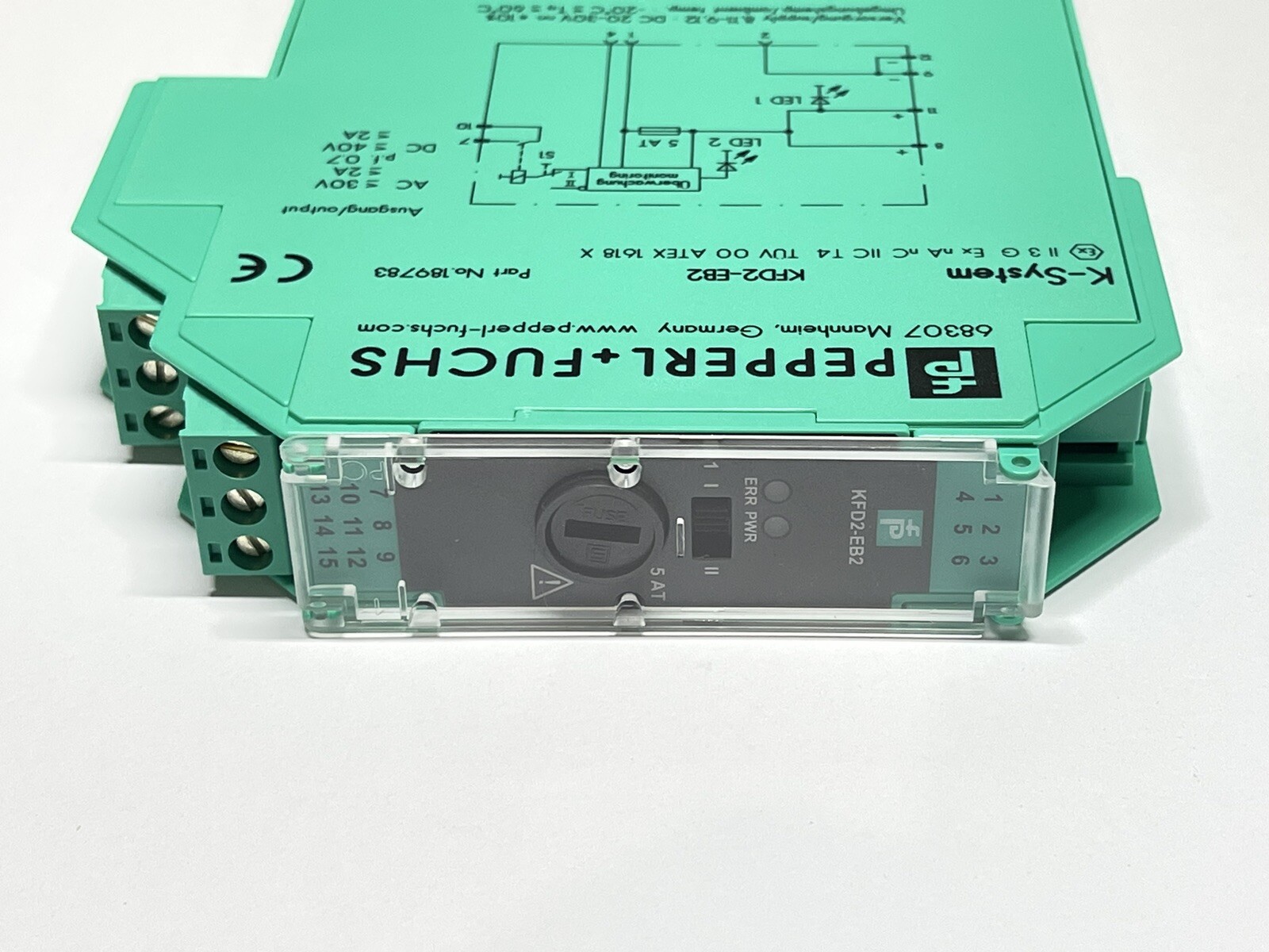 Pepperl + Fuchs 189783 KFD2-EB2 Power Feed Module 24VDC 4A Max