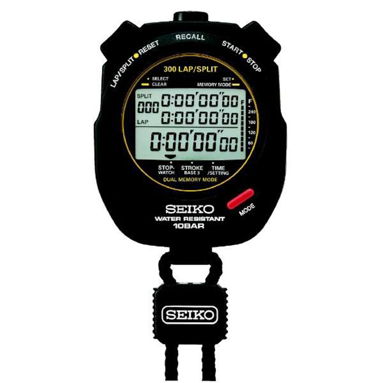 SEIKO Stopwatch Swimming Master SVAS009 Black quartz watch