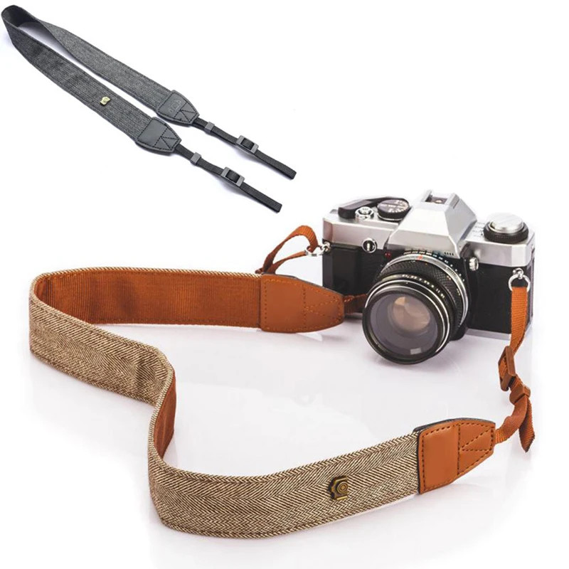 Camera Shoulder Neck Strap DSLR Mirrorless Anti-Pressure Vintage Photography
