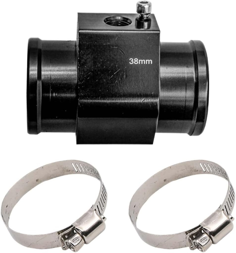 3PCS Auto Water Temp Joint Pipe, Aluminum Sensor Gauge Radiator Hose Adapter, Un
