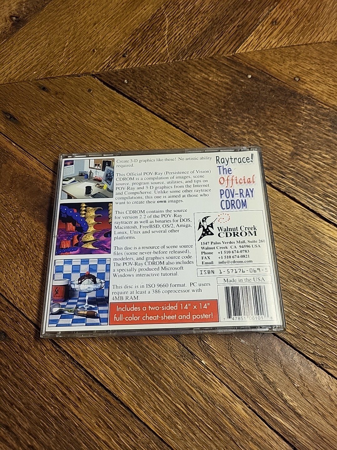 CD-ROM - Raytrace POV-RAY DOS Walnut Creek