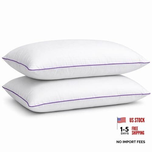 Pillows Queen Size Set of – Bed Pillows for Sleeping, Queen (U.S. Standard) 2