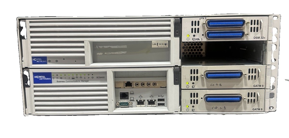 Nortel Networks BCM400 Business Communications Manager 400 DSM32+ GATM8