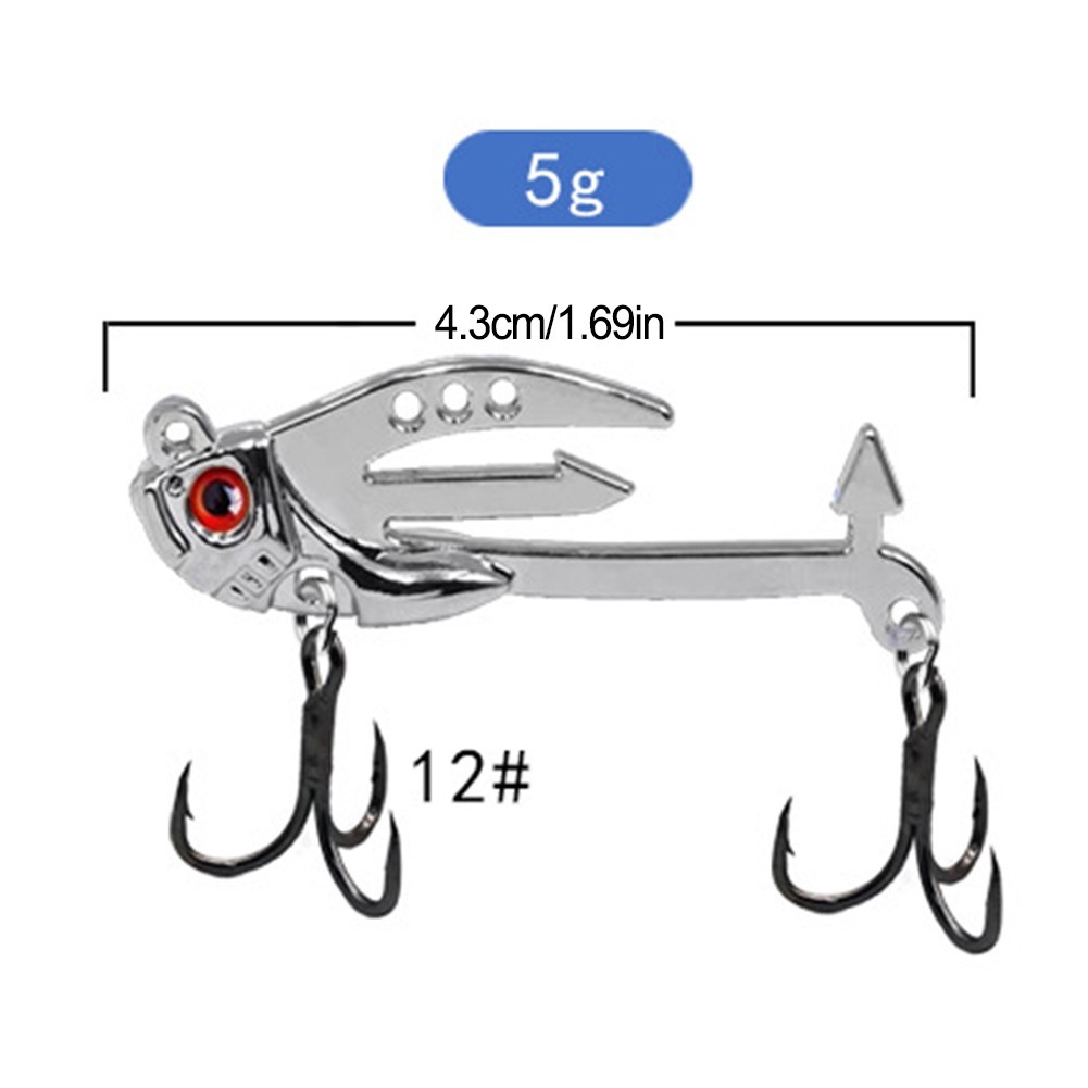 Realistic Swimming Metal Blade Bait for Long Range Fishing Versatile Accessory