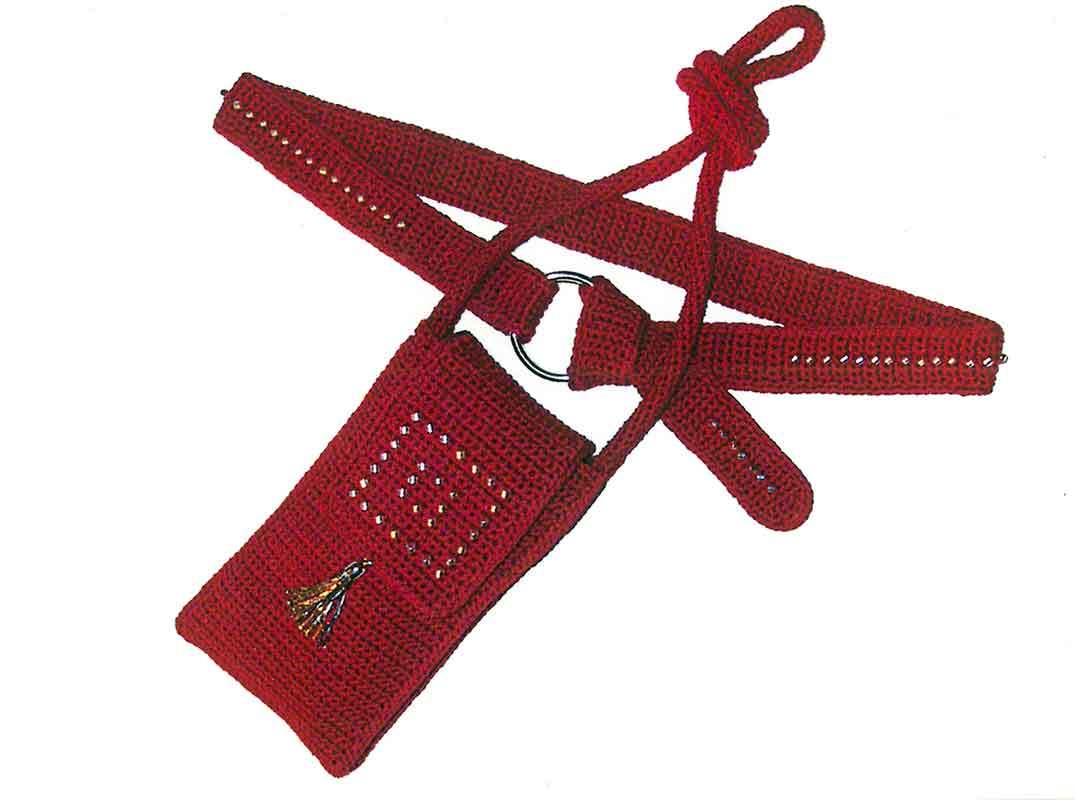 Dovetail Designs C4.2 | Red Belt & Bag to Crochet Pattern NEW!