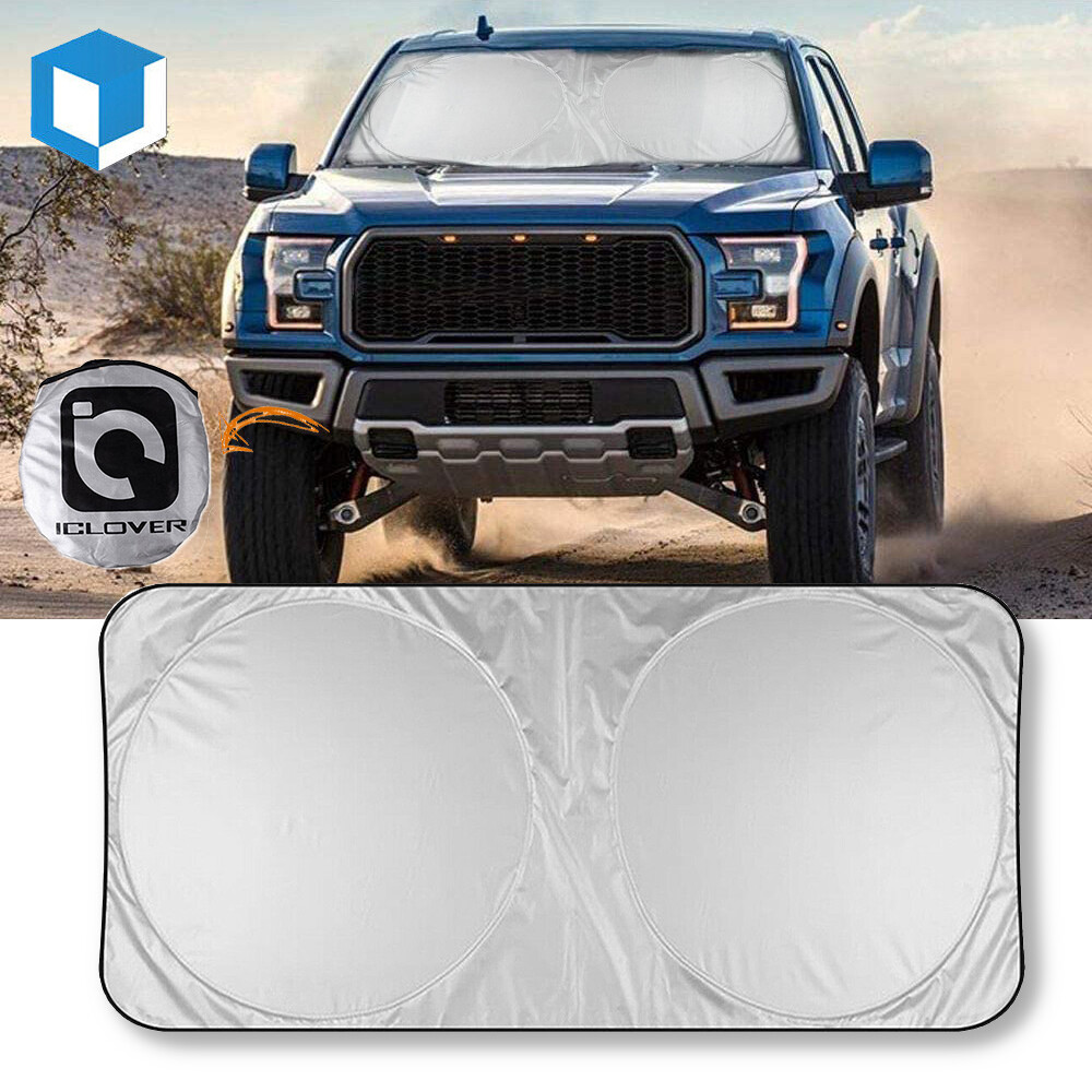 Jumbo Extra Large Car Front Windshield Sun Shade Visor Cover UV Block Foldable