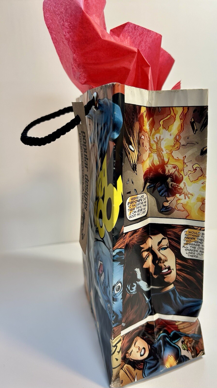 comic book gift bag