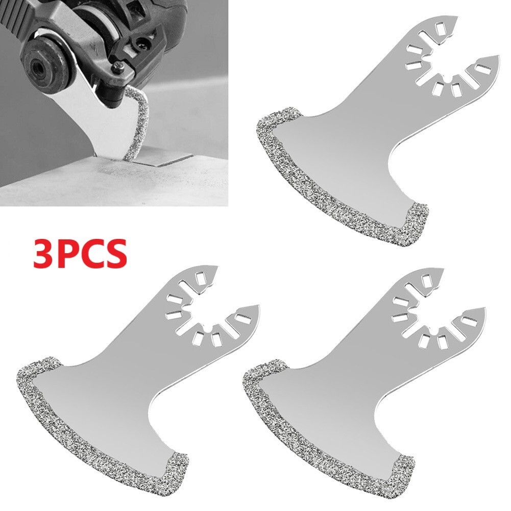 Professional Oscillating Multi Tool Diamond Blades for Grout Removal 3pcs Set