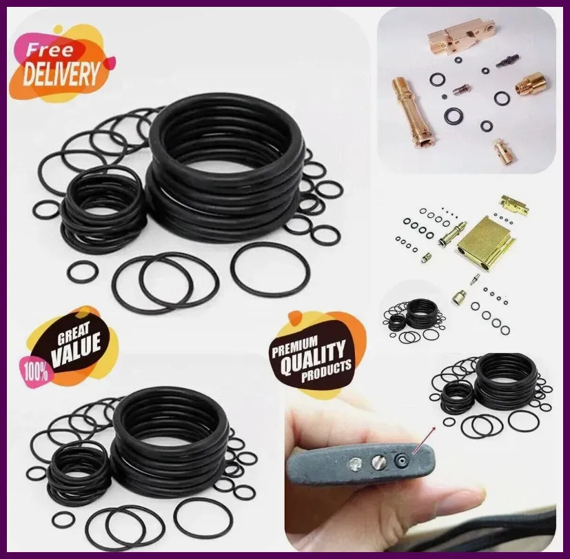 Universal Lighter Spare Set Rubber Seal O Ring Gas Sealant Gasket Repair Parts