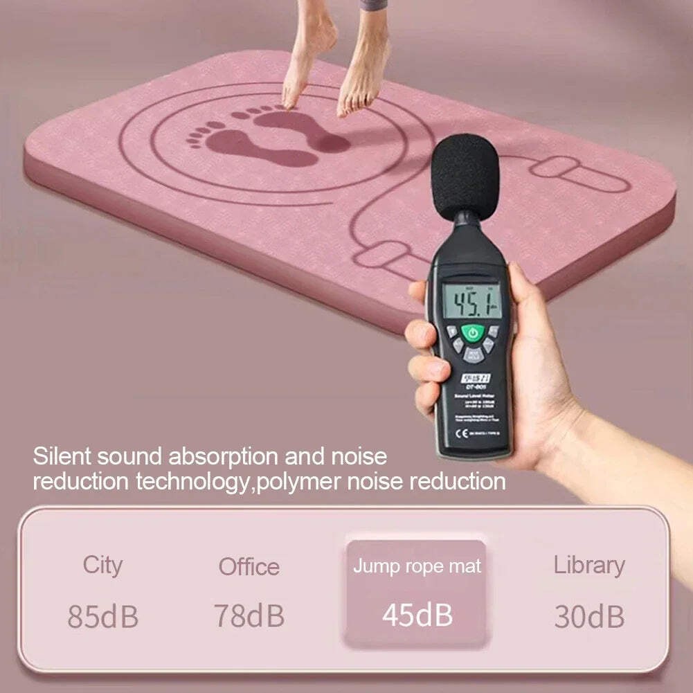 Professional Yoga Mat Cordless Skipping Mat