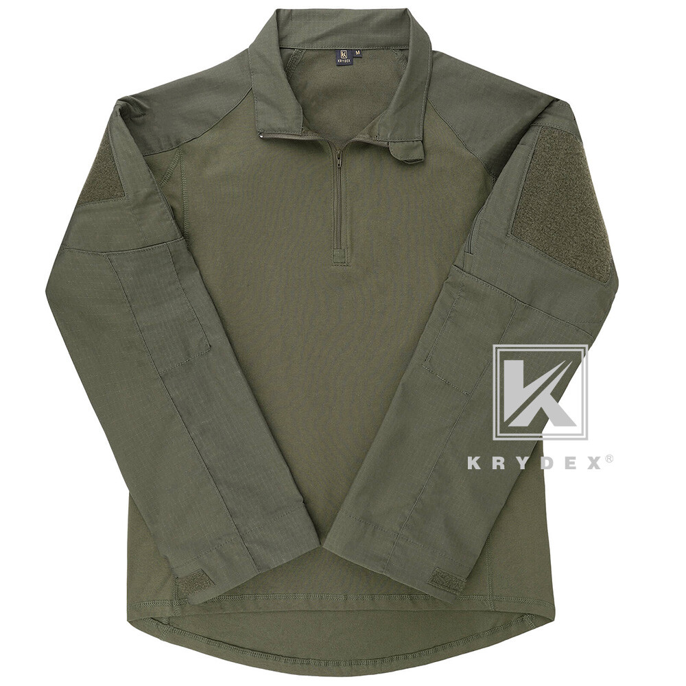 KRYDEX Gen4 Combat Uniform Tactical BDU Shirts & Pants Elbow / Knee Pads Green