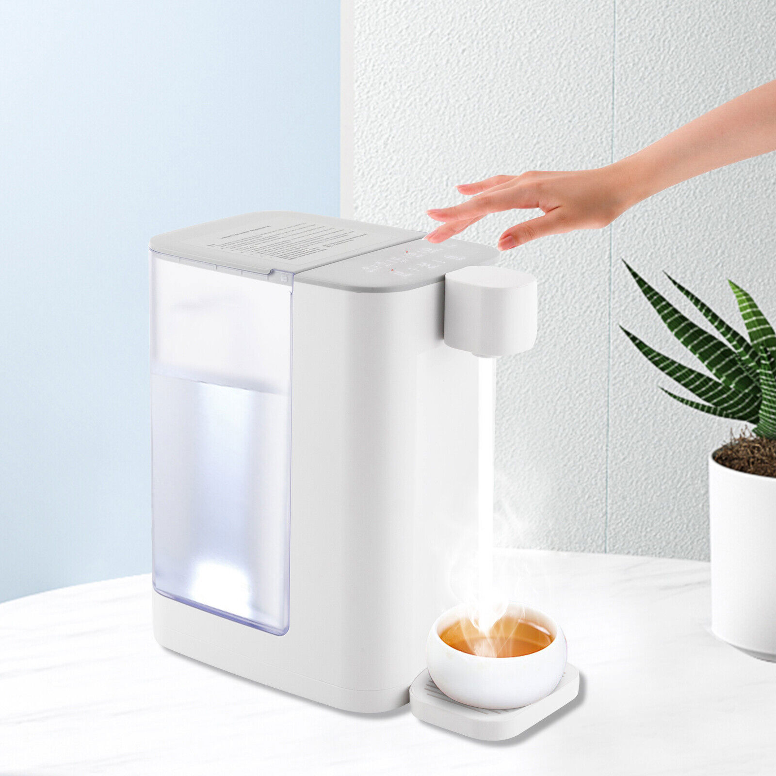 1600W 3L / 102oz Electric Instant Hot Water Dispenser With Temperature Control