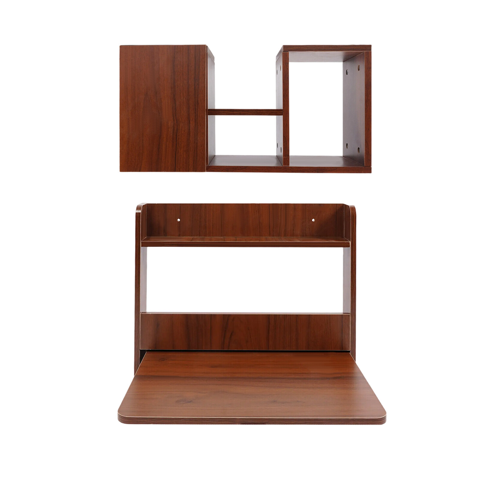 Wall Mounted Bookshelf Folding Space Saving Wall Mounted Table Fold Down Lapto