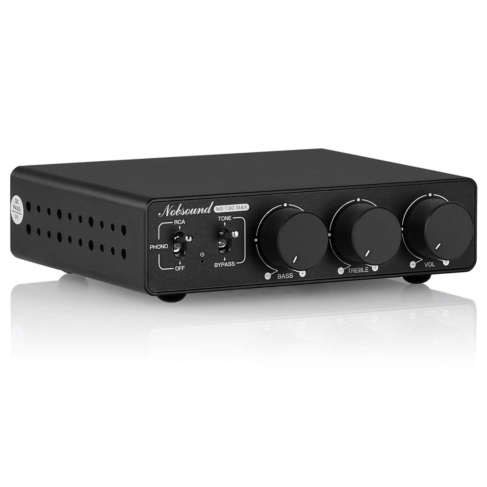 Douk Audio NS-13G MAX TPA3255 Digital Amplifier PHONO Amp w/48V5A Power Adapter