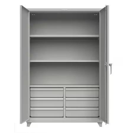 Strong Hold 46-243-6/5Db-L Combo Wardrobe Storage Cabinet, 75 In H, 60 In W, 24
