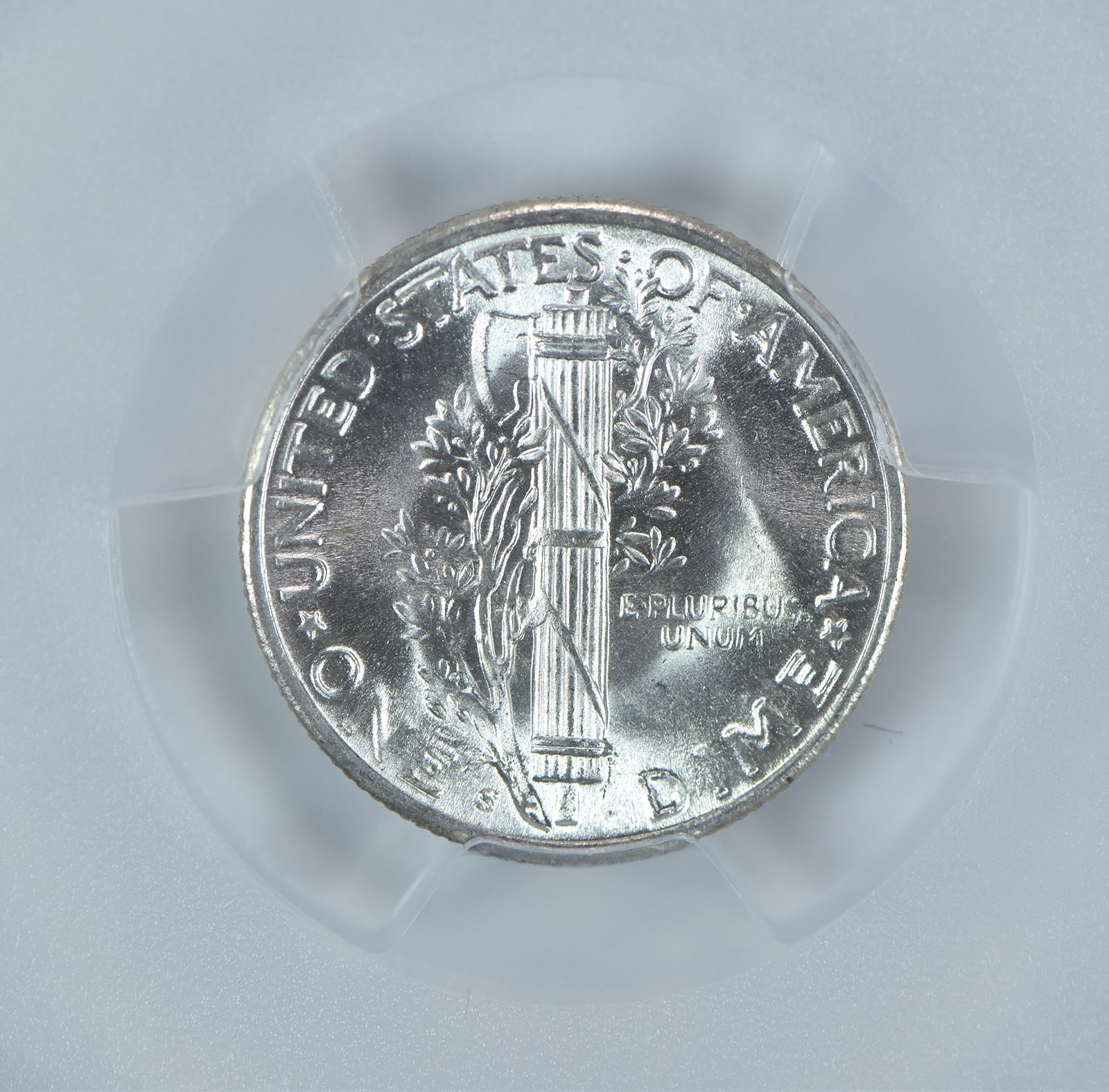 1945-S Mercury Dime MS65 PCGS Blue Label