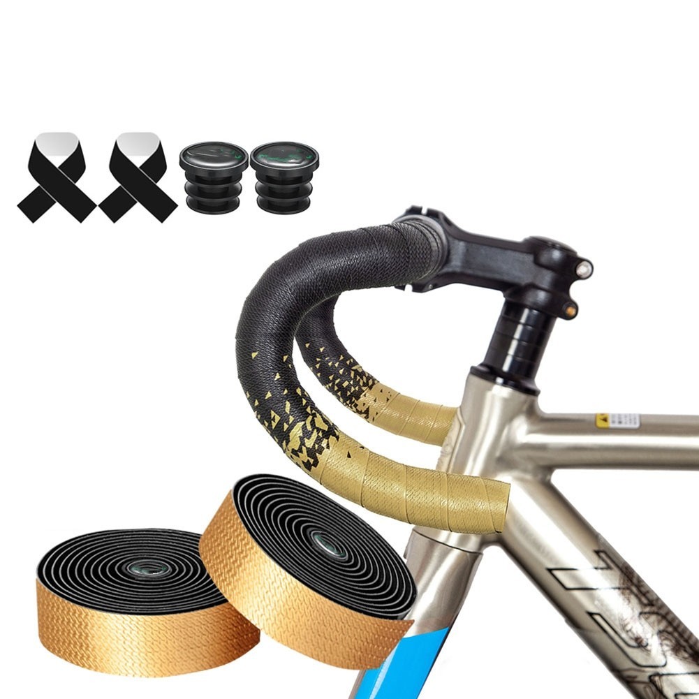 Comfort and Grip with Triangular Gradient Handlebar Tape for Road Cycling