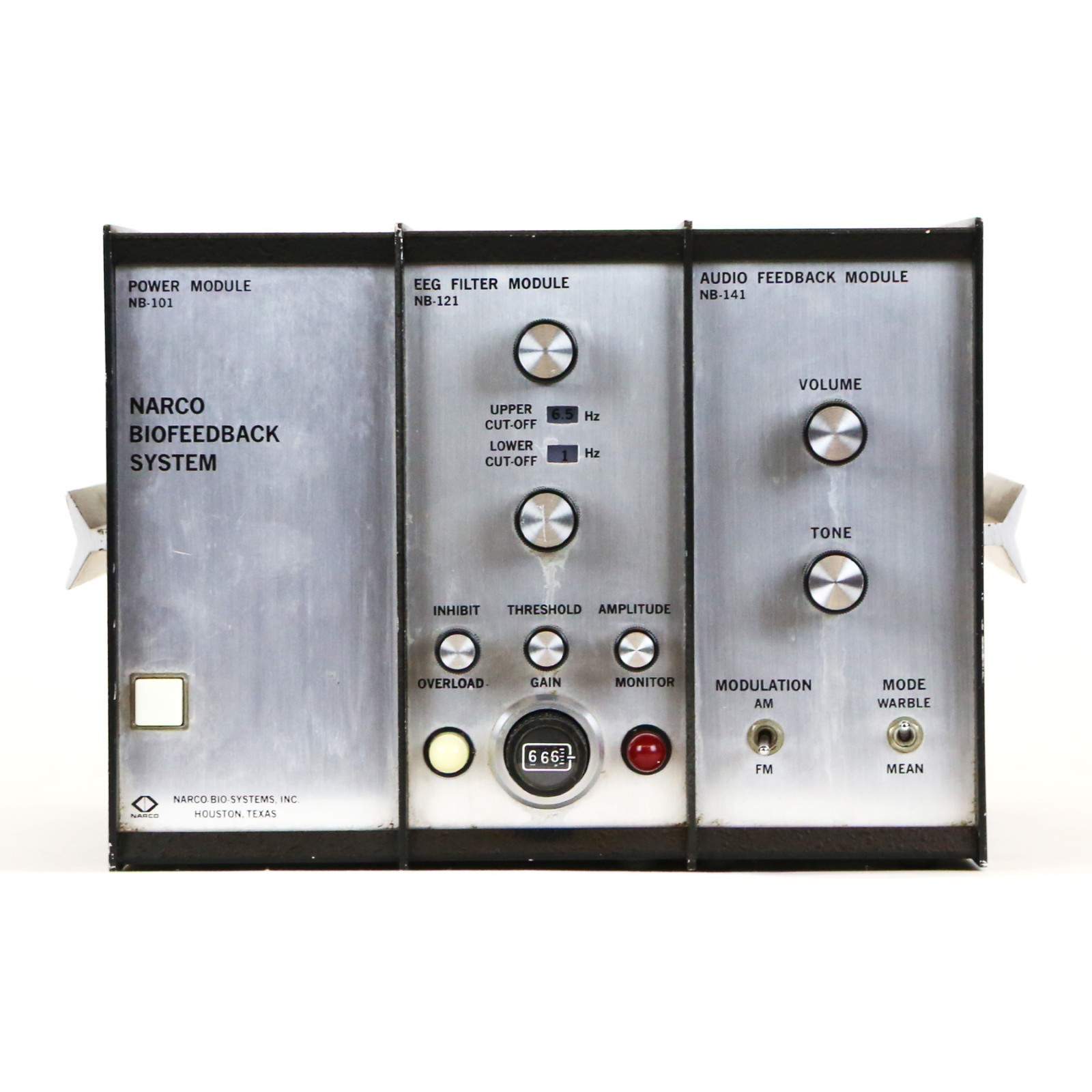1970s Narco Biofeedback System NB-101 Power NB-121 EEG Filter NB-141 Audio Unit