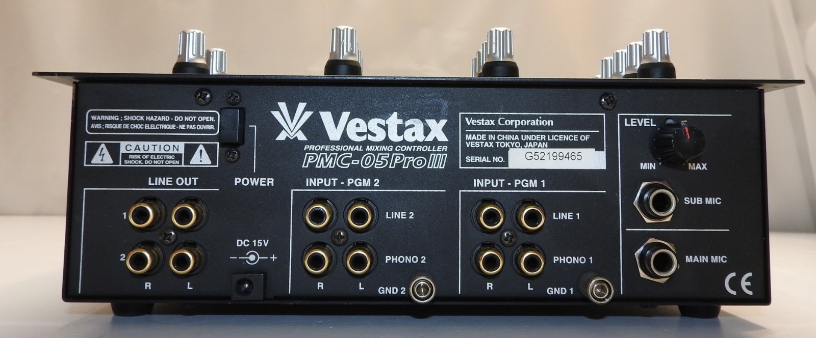 VESTAX PMC-05 III DJ MIXER (*READ AD!)