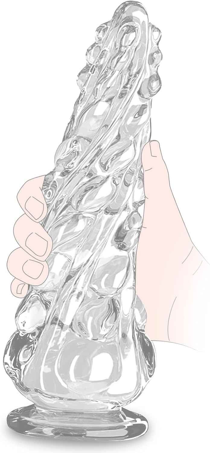 DISREQUIL Octopus Fantasy Dildo 9.06in Suction Cup Clear