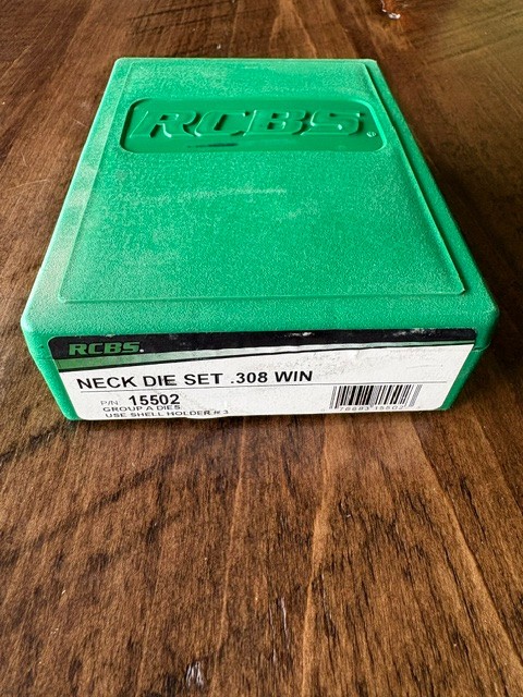 NEW RCBS Neck Die Set .308 Win #15502 Group A Dies