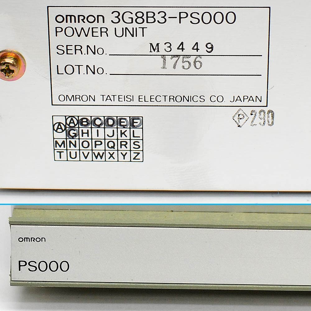 Omron 3G8B3-PS000 Power Supply Unit for AX000 Controller Mainframe Chassis