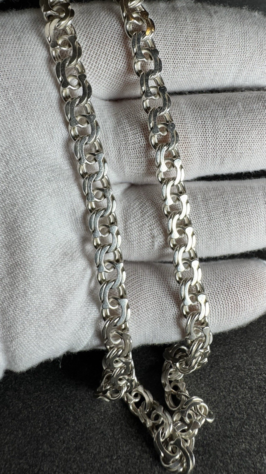 silver chain Bismarck silver 925 42.4g 66cm