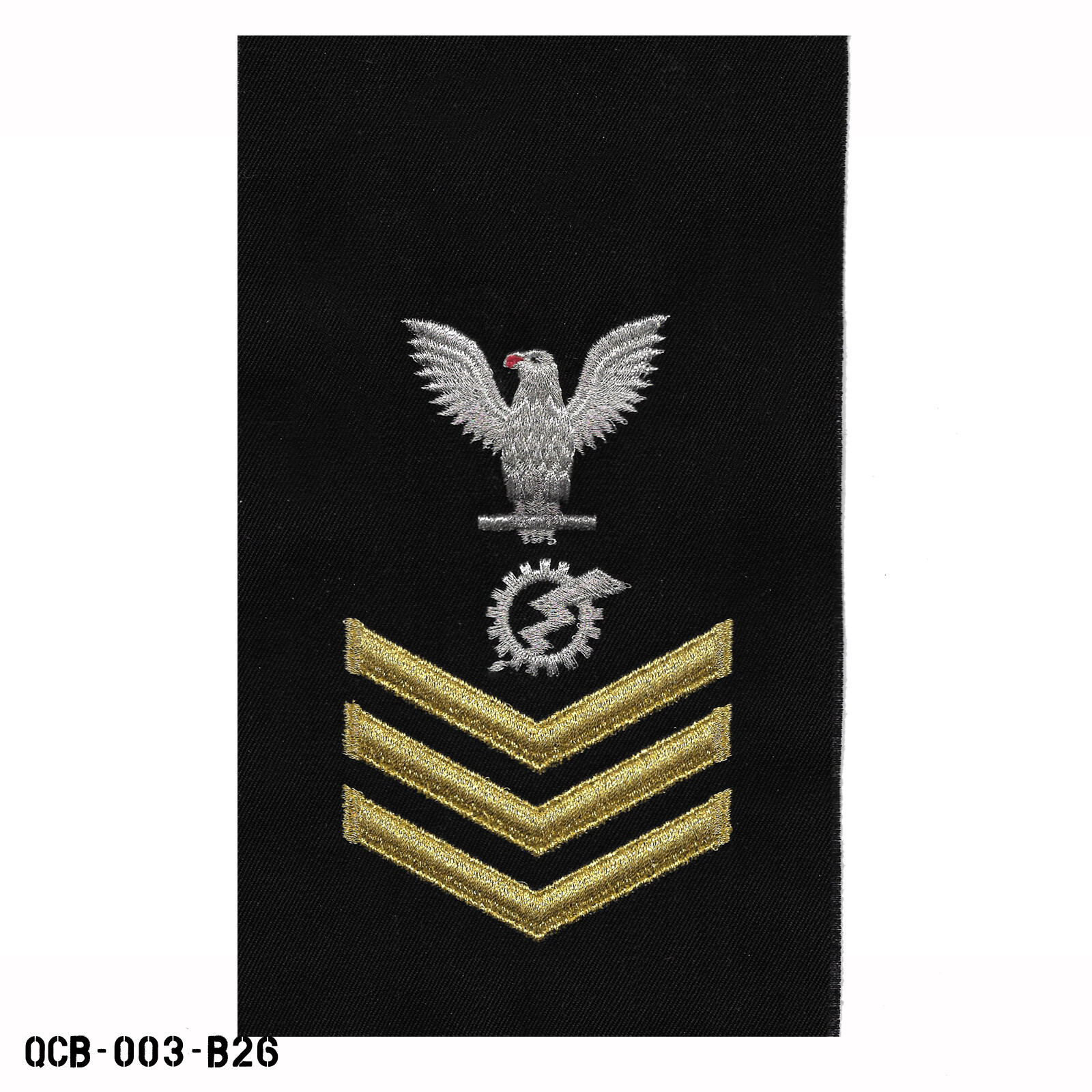 US Navy PO1 E-6 Petty Officer First Class Tradevman Sleeve Patch USA ~ NEW