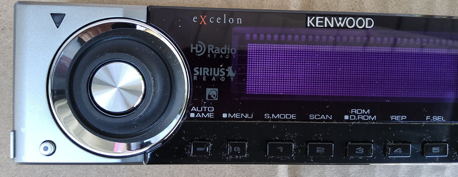 KENWOOD KDC-X689 REPLACEMENT FACEPLATE