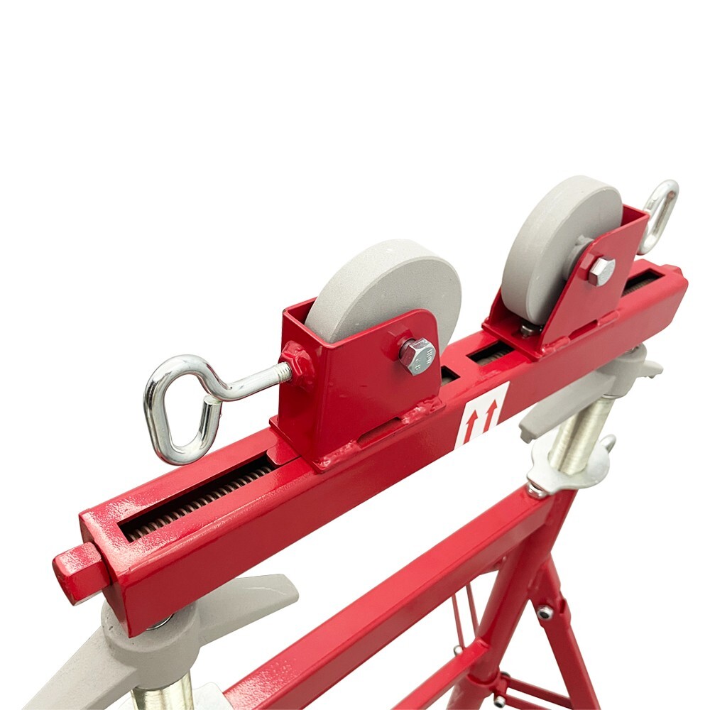 Tube Pipe Roller Support Clamp Welding Positioner Height Adjustable 29"-43"