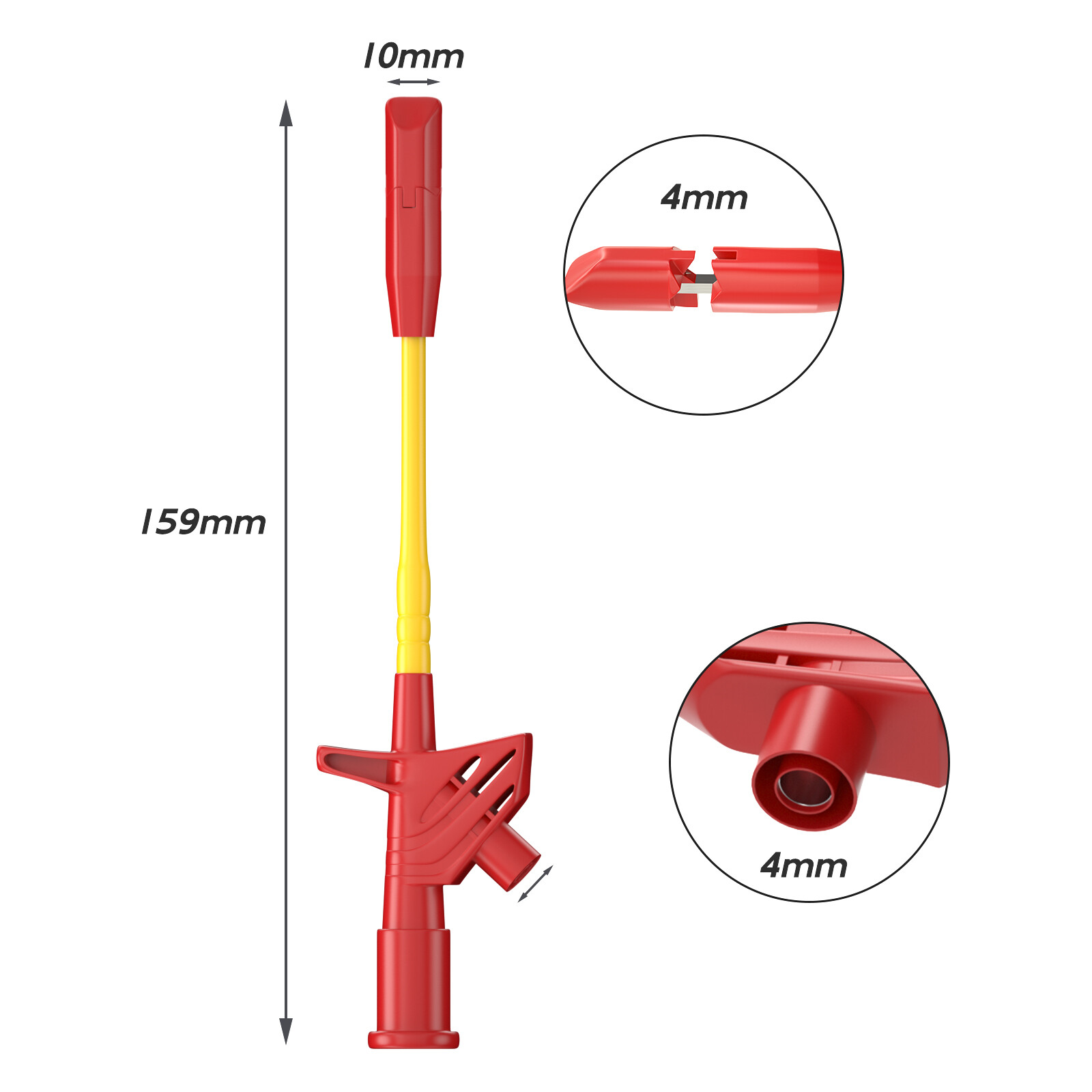 2PCS Insulation Wire Piercing Probe Heavy Duty Quick Piercing for Electrical