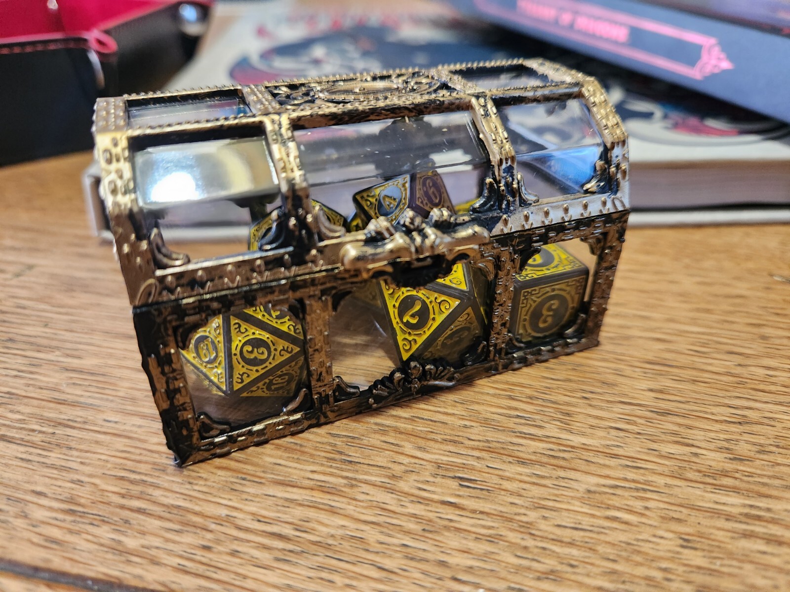 D&D Dice Set and Chest Dungeons and Dragons / DND Rpg Dice - Free Delivery UK